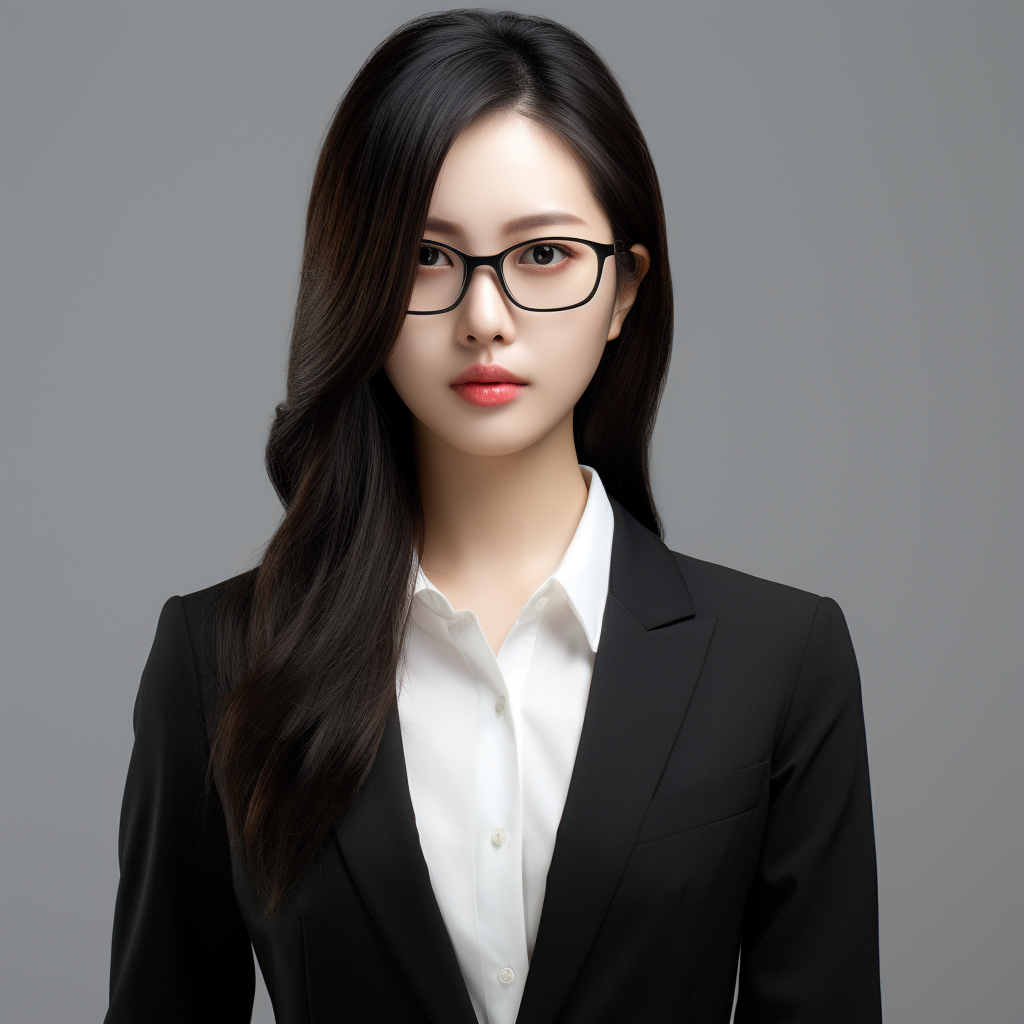 Korean Business Woman in Black