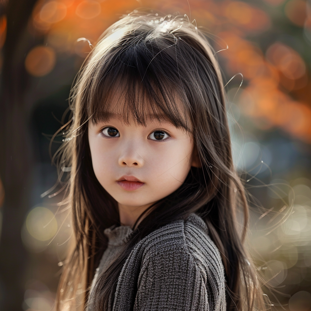 6-year-old Korean girl photo