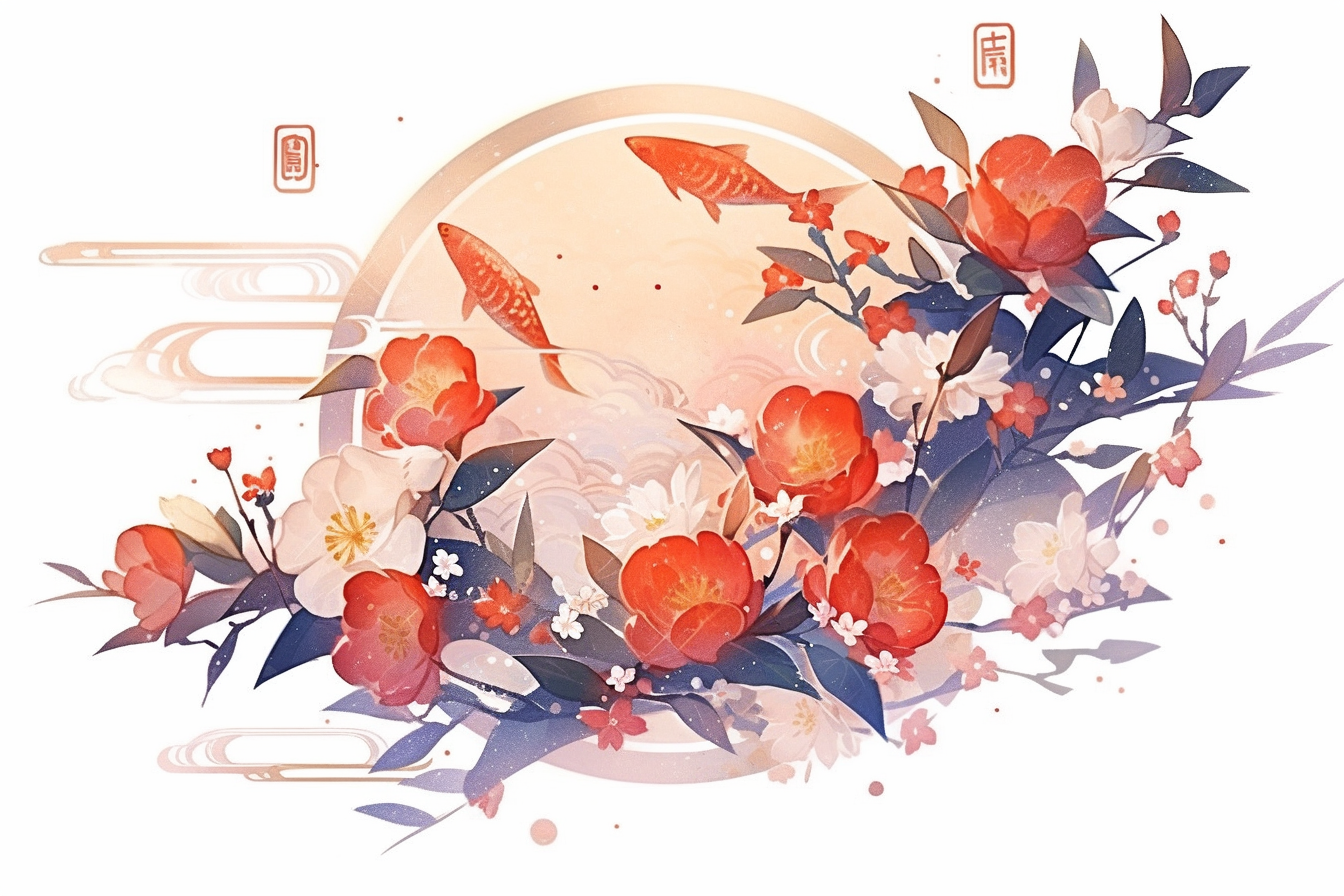 Korean Lunar New Year's Day illustration