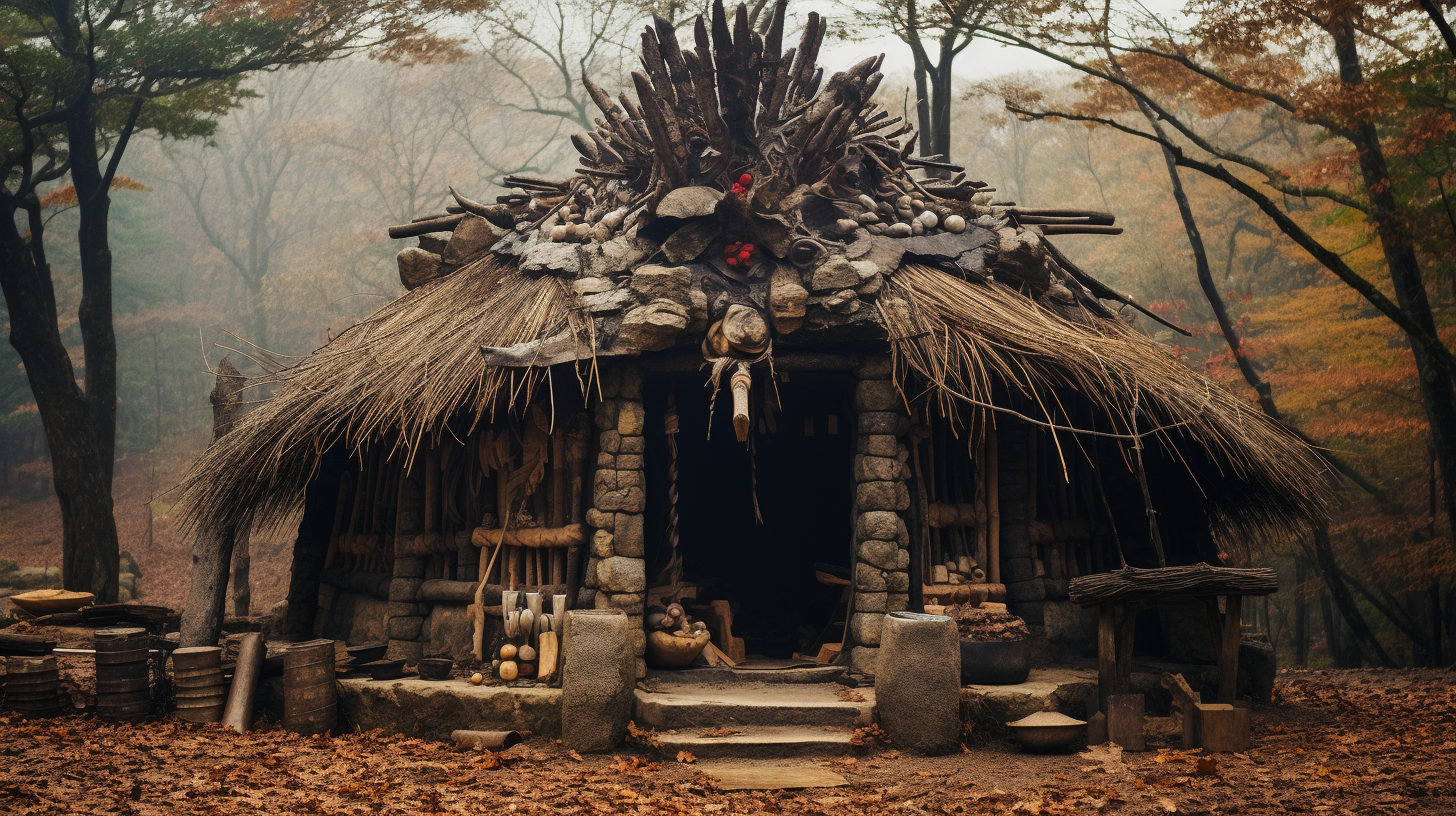 Korean shaman hut AR 16:9