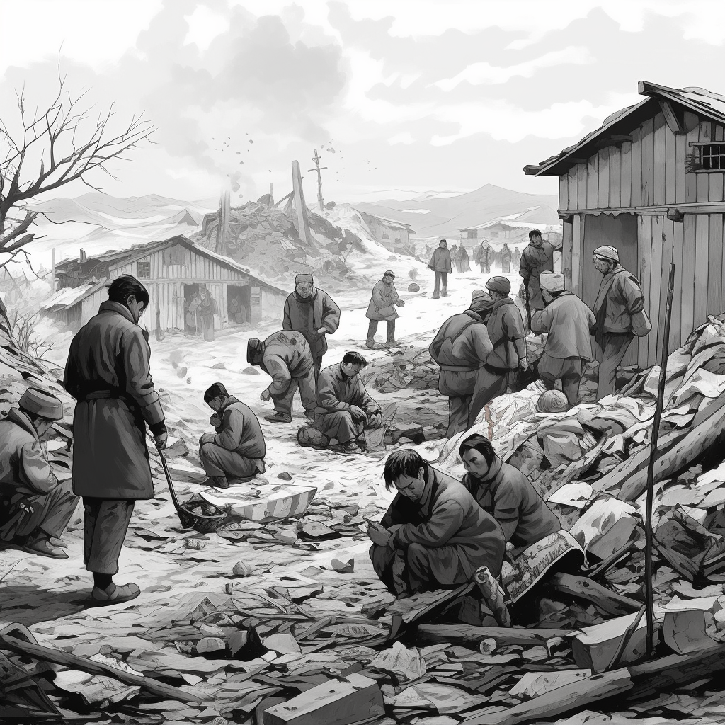 Vivid Expressions of Korean War Refugees