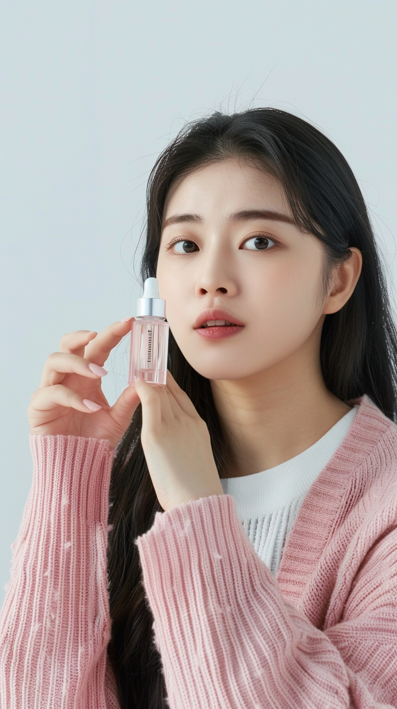 Korean Woman Kpop Idol Serum