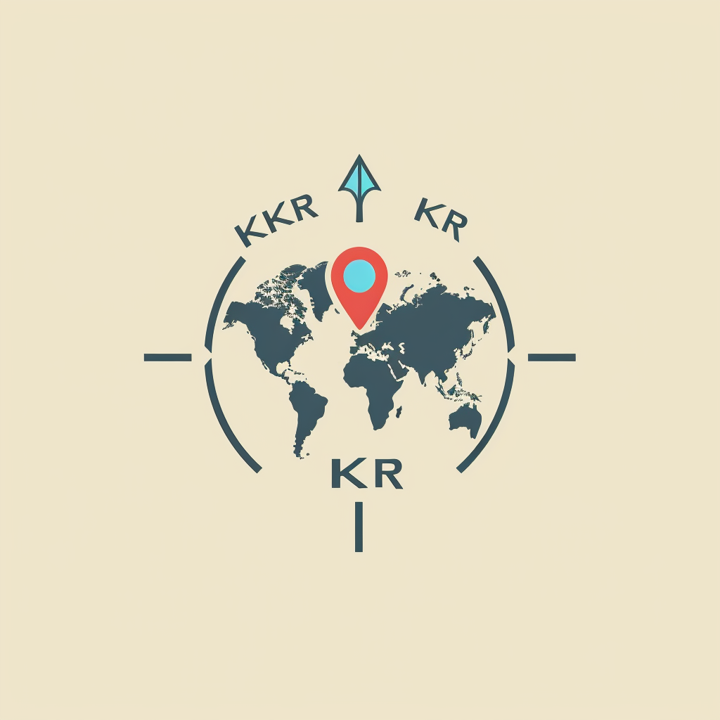 KR Travel Map Logo