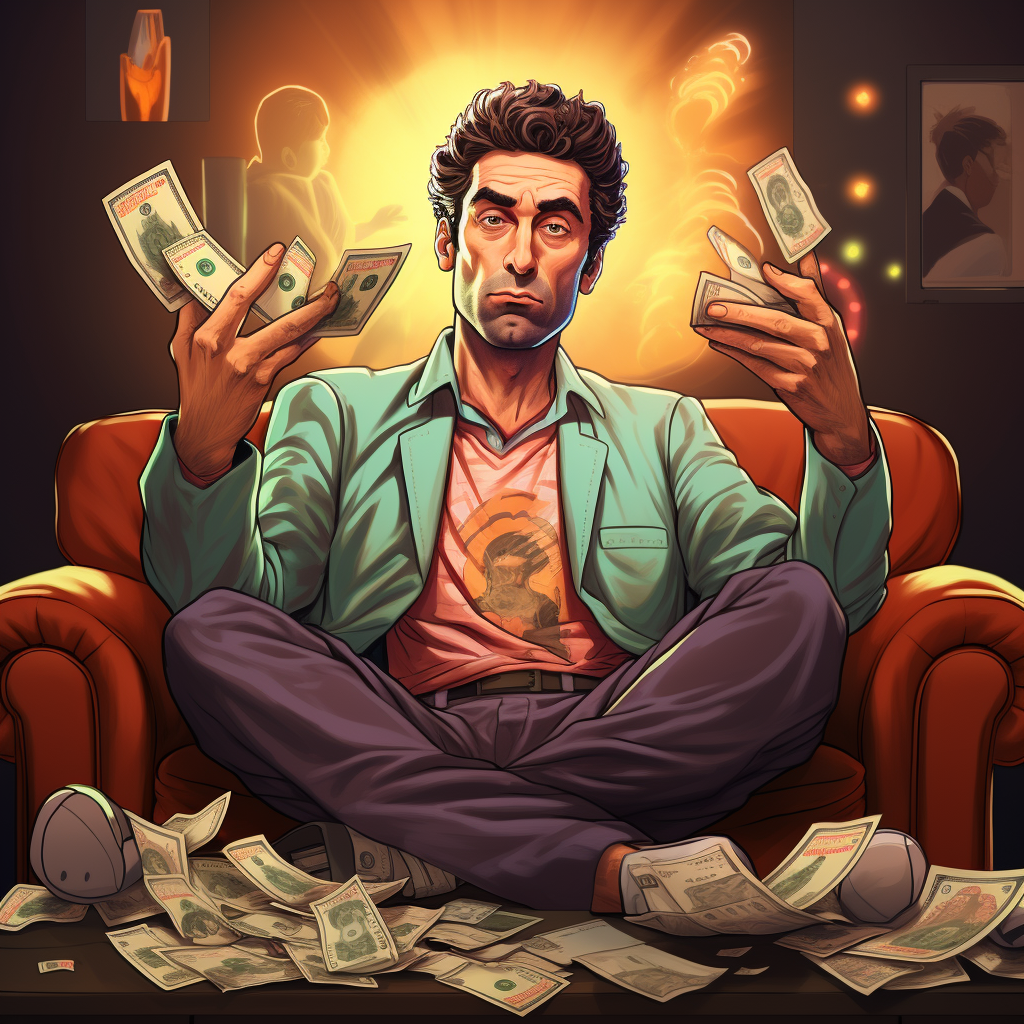 Kramer With Bitcoin and Cash