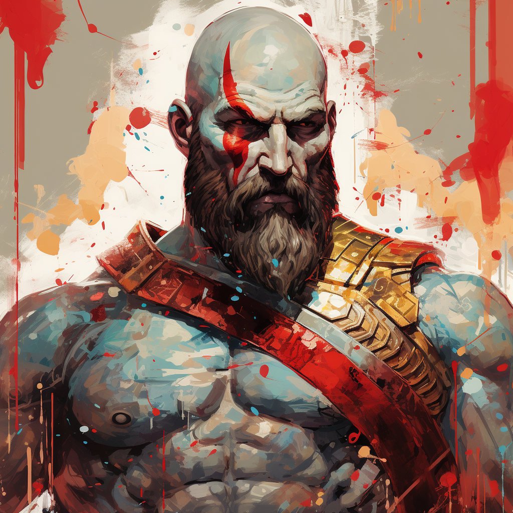 Kratos surreal concept art image