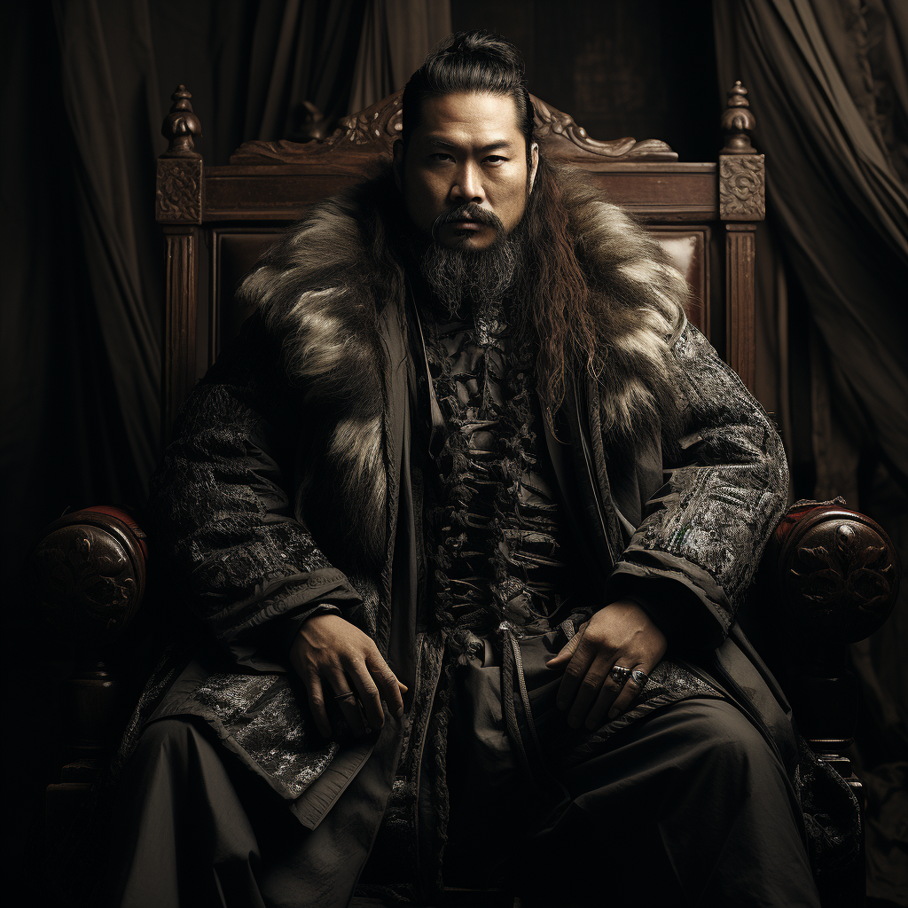 Kublai Khan portrait by Hasselblad