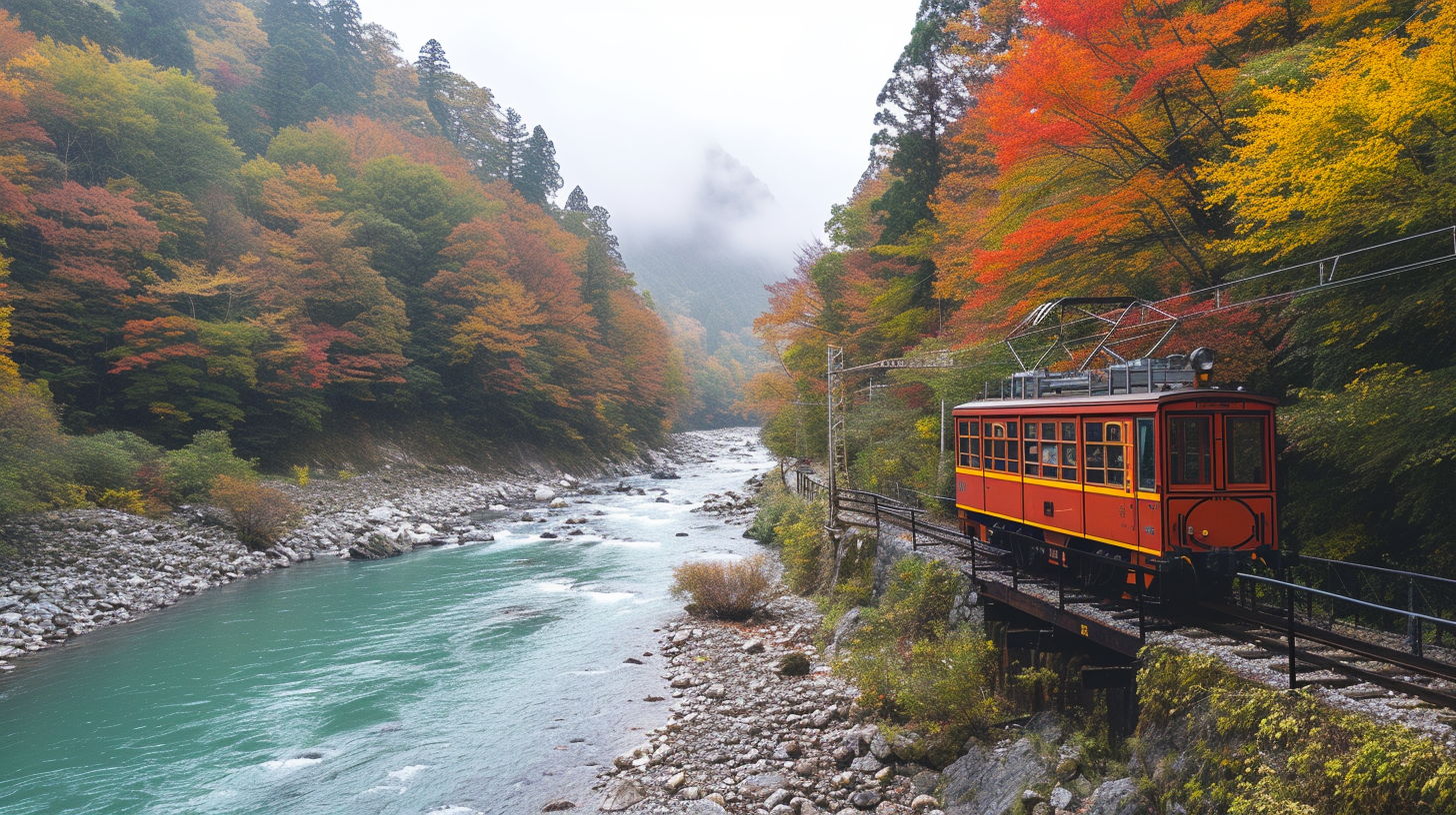 Kurobe Gorge Trolley Trip Spectacular Views