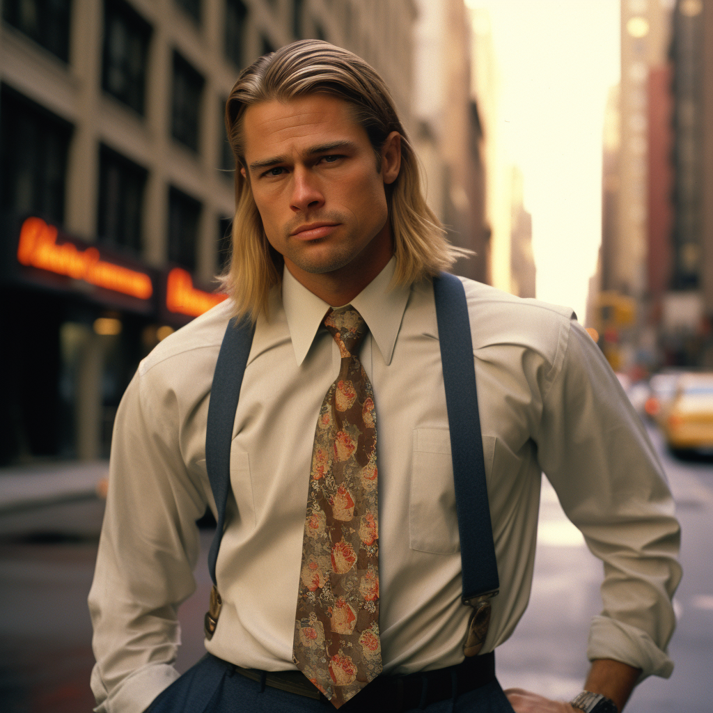 Kurt Cobain posing as Wall Street Bro