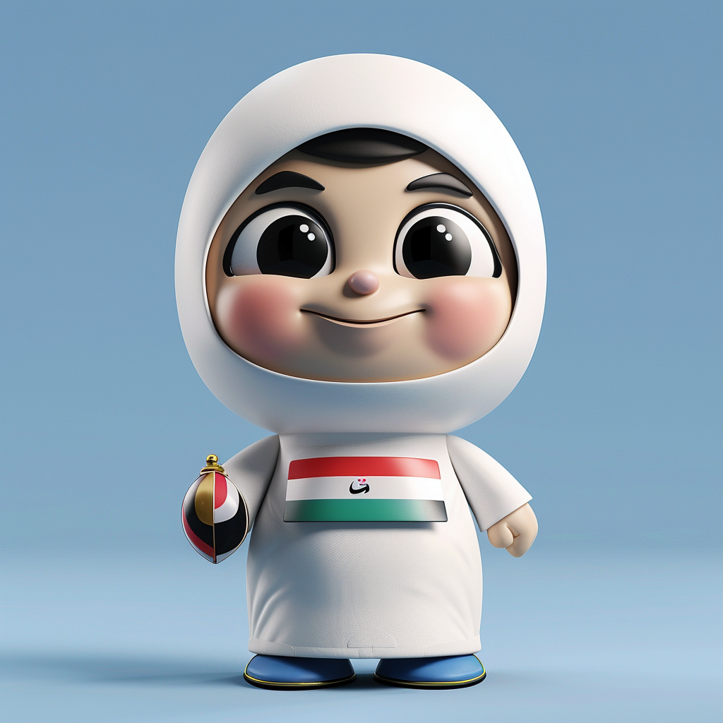 Kuwaiti Exchange Mascot Character Design