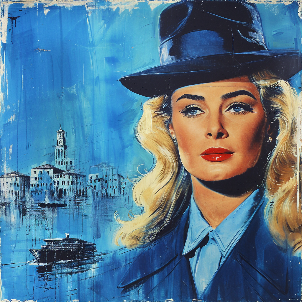 Blue Film Poster La Dolce Vita