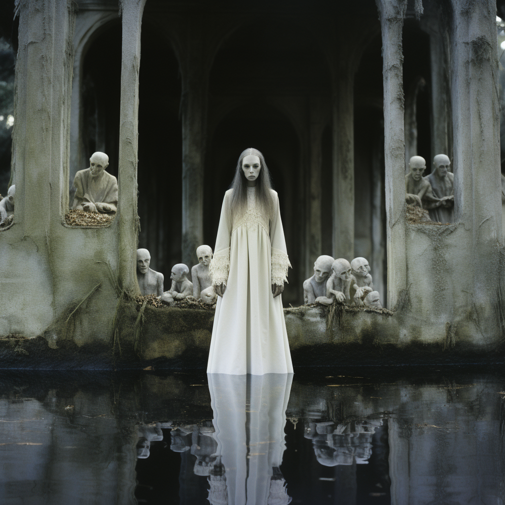 Enchanting Lady Nosferatu Image by Tim Walker