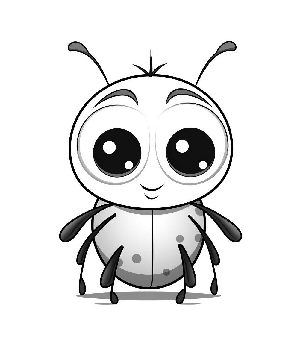 Ladybug Insect Coloring Page