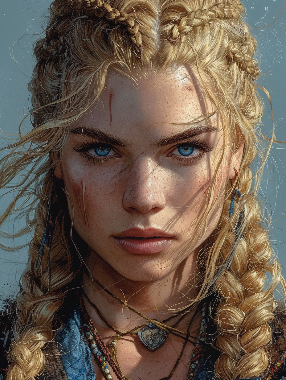 Rude and Furious Lagertha with Epic Defiant Look