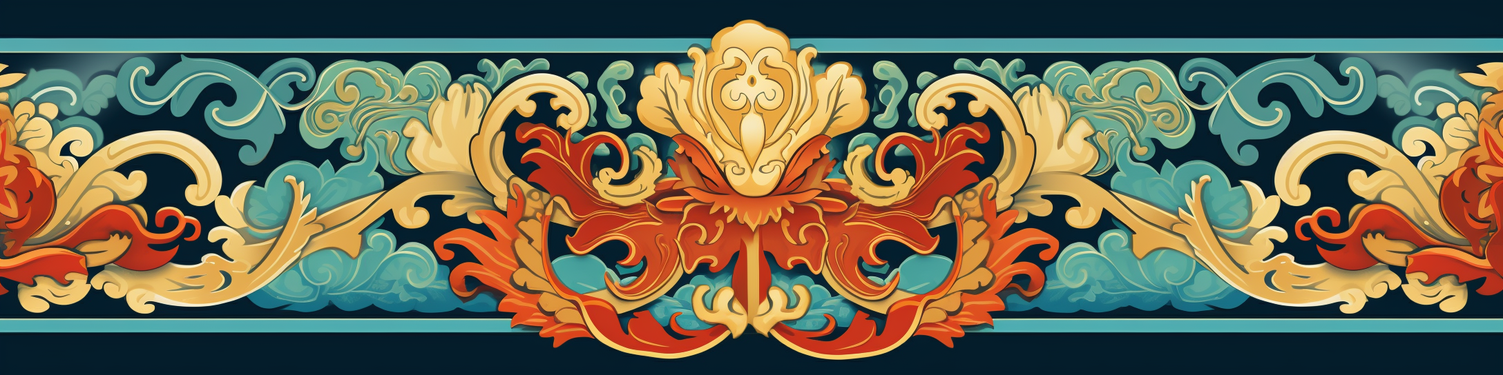 Beautiful Lai Thai Pattern Design