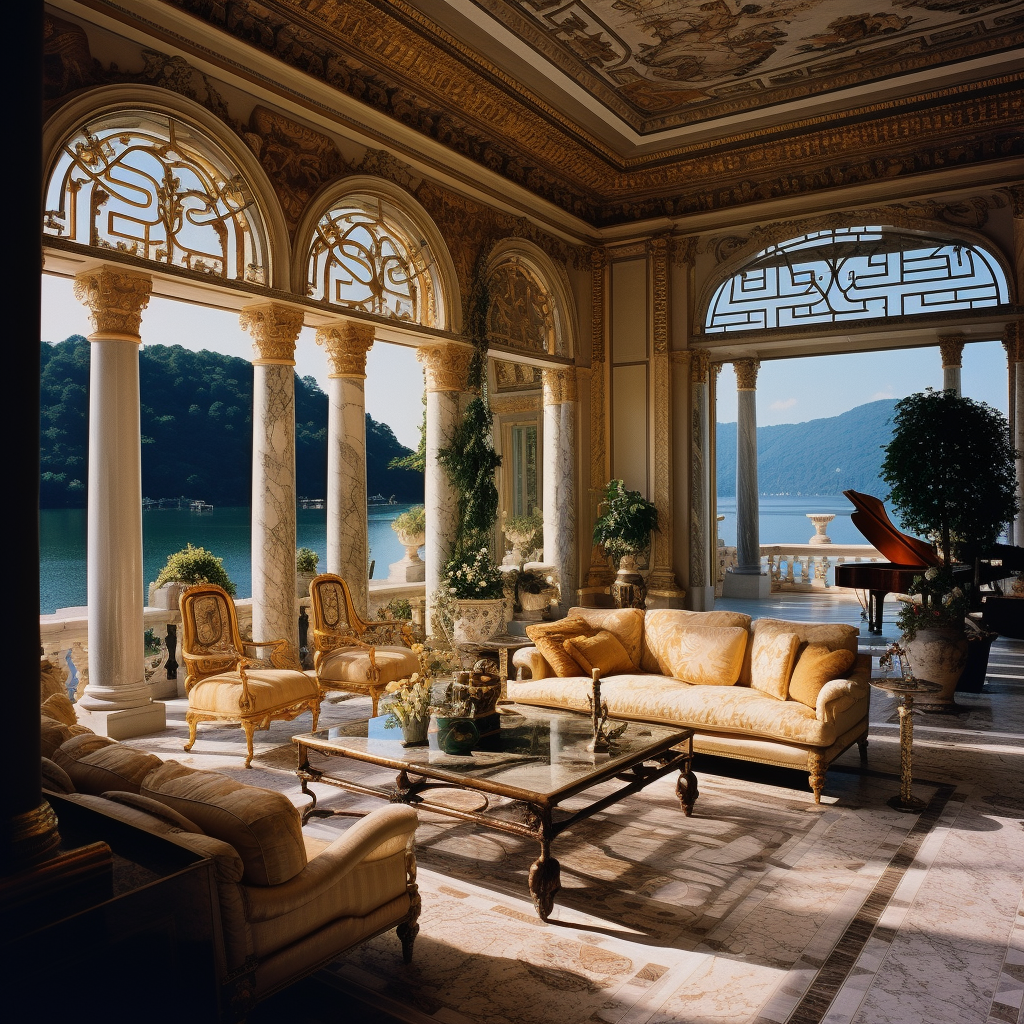 Luxurious Versace Living Room