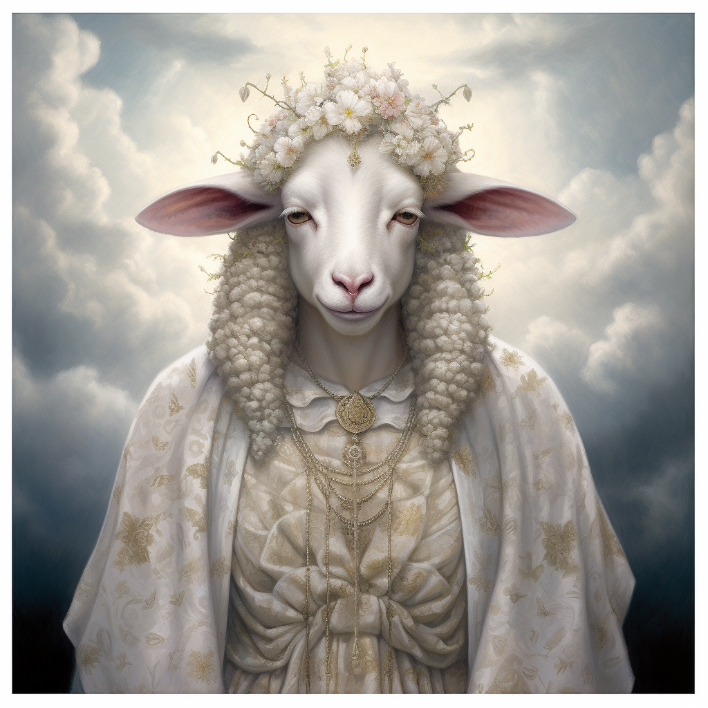 Art print of the Lamb of God