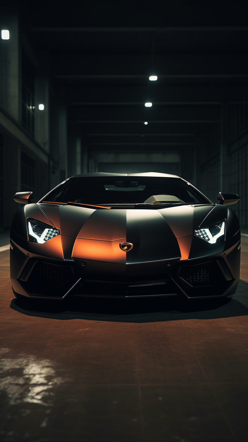 Lamborghini Aventador Cinematic Full Pic Headlights