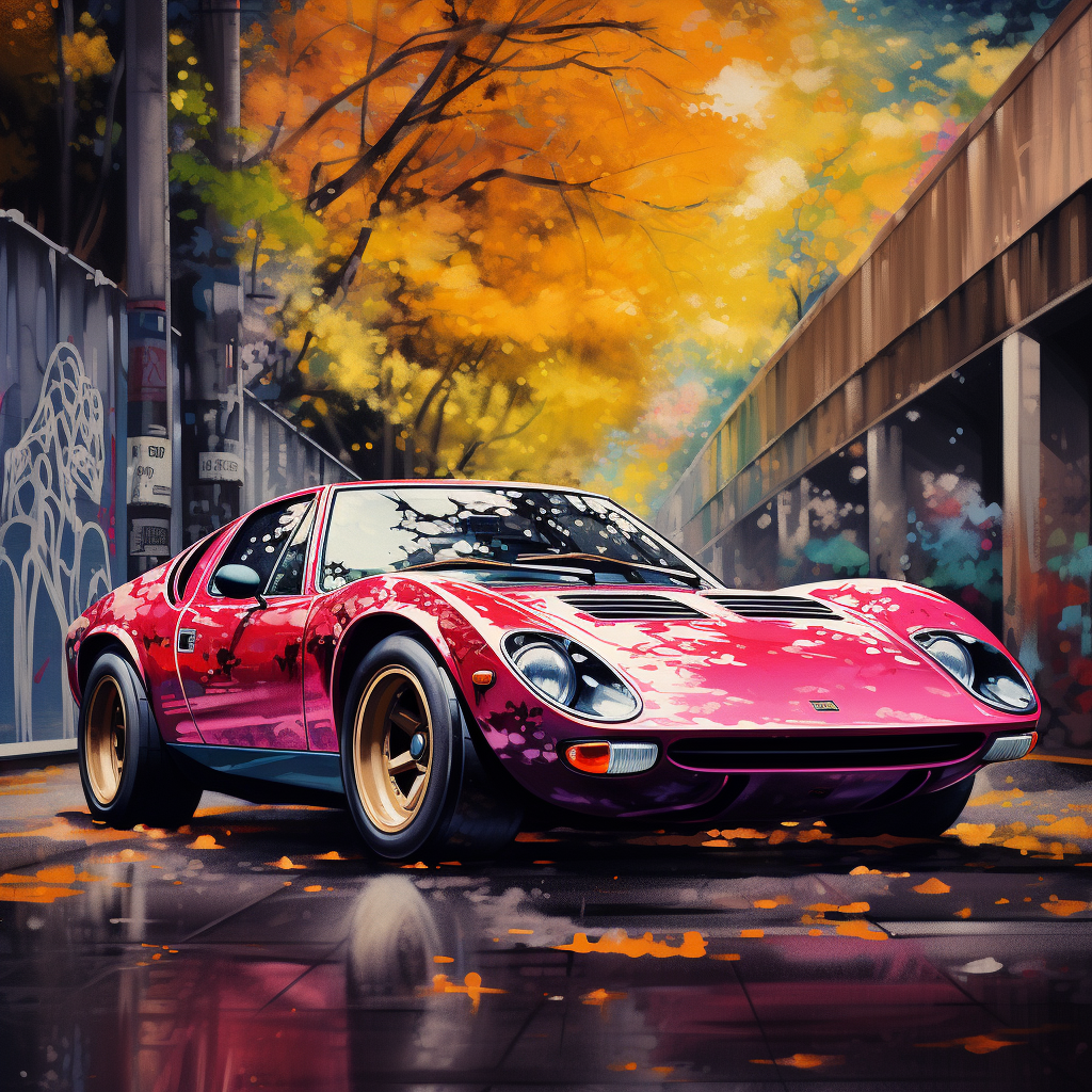 Shining Majora color Lamborghini Miura