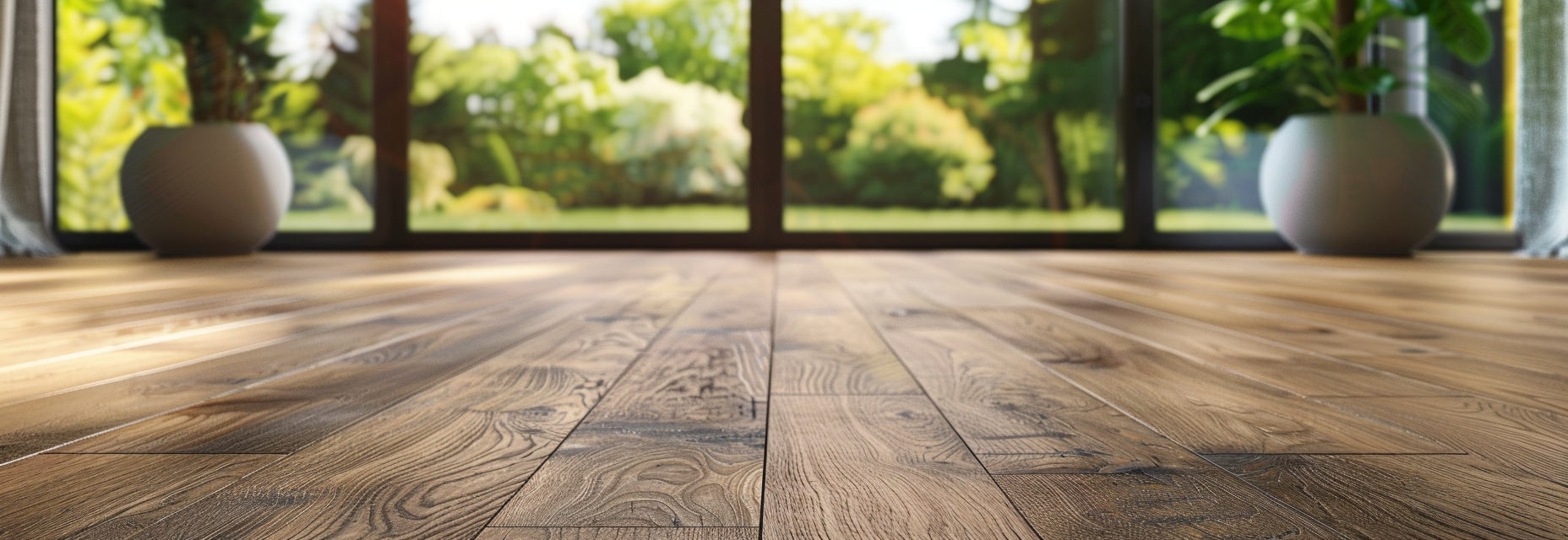 Brown Oak Laminate Flooring in Forest