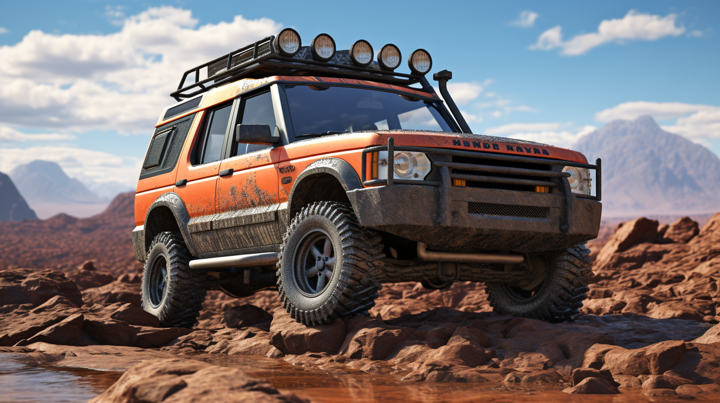 2004 Land Rover Discovery 2 off-road lifted