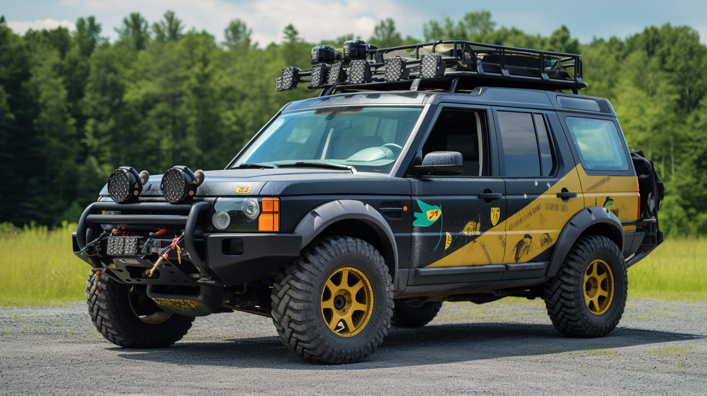 Custom wings for Land Rover Discovery 2