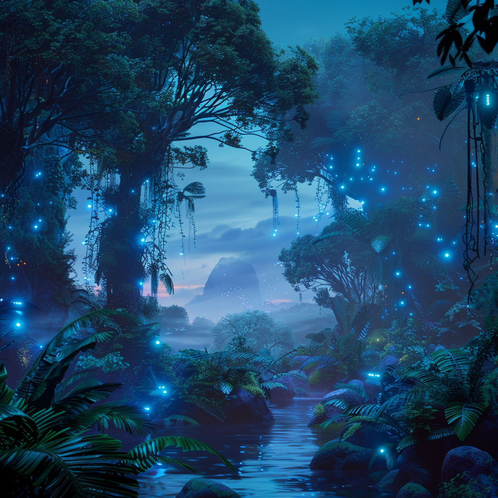 Avatar in Jungle with River