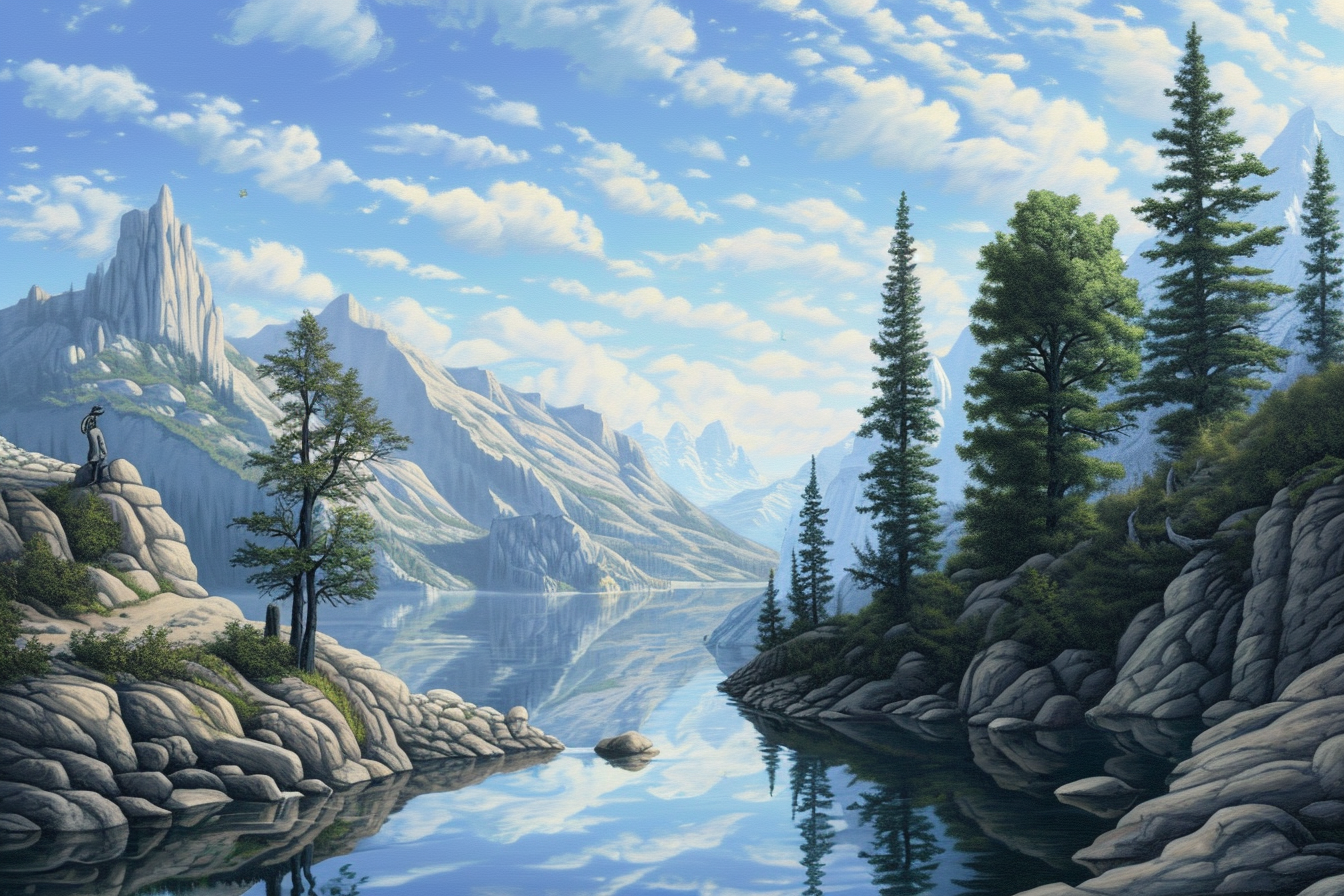 Stunning mountain landscape by Rob Gonsalves