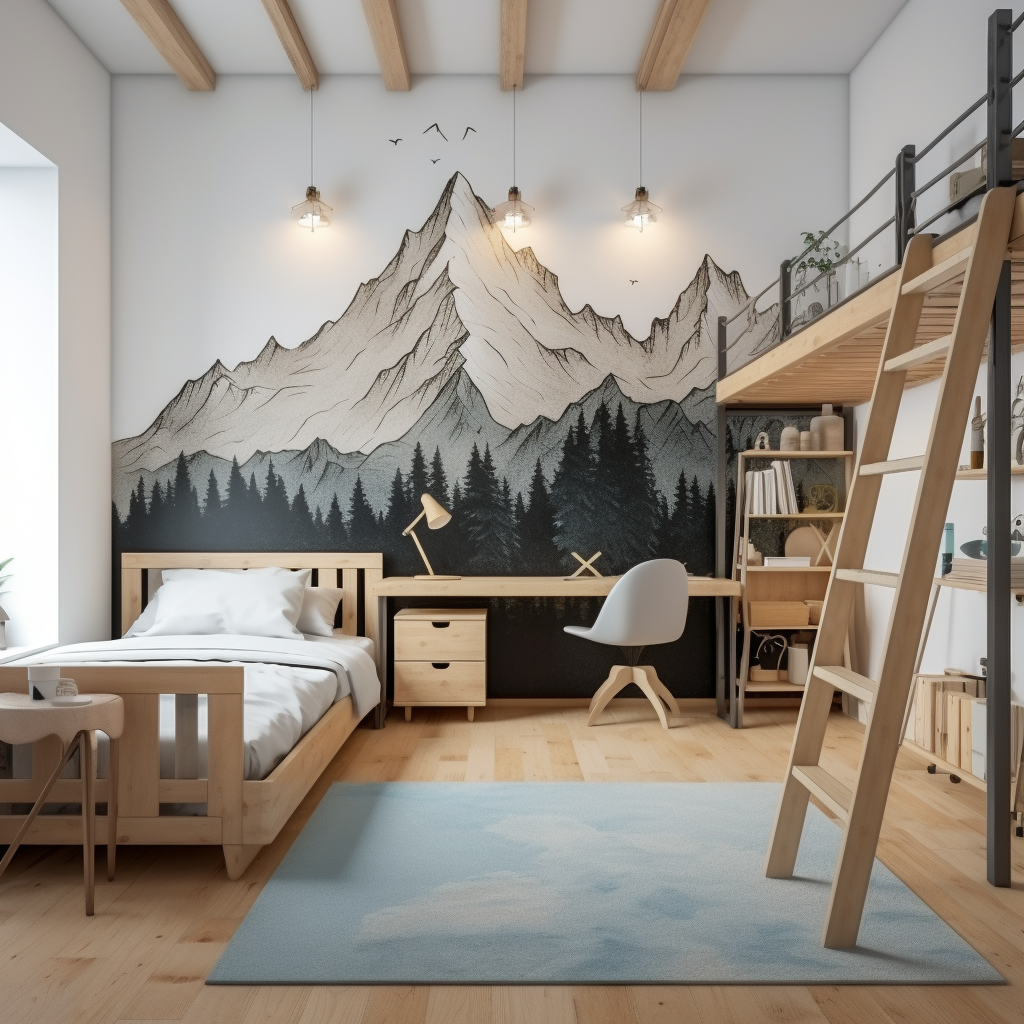 small-bedroom-mountain-mural