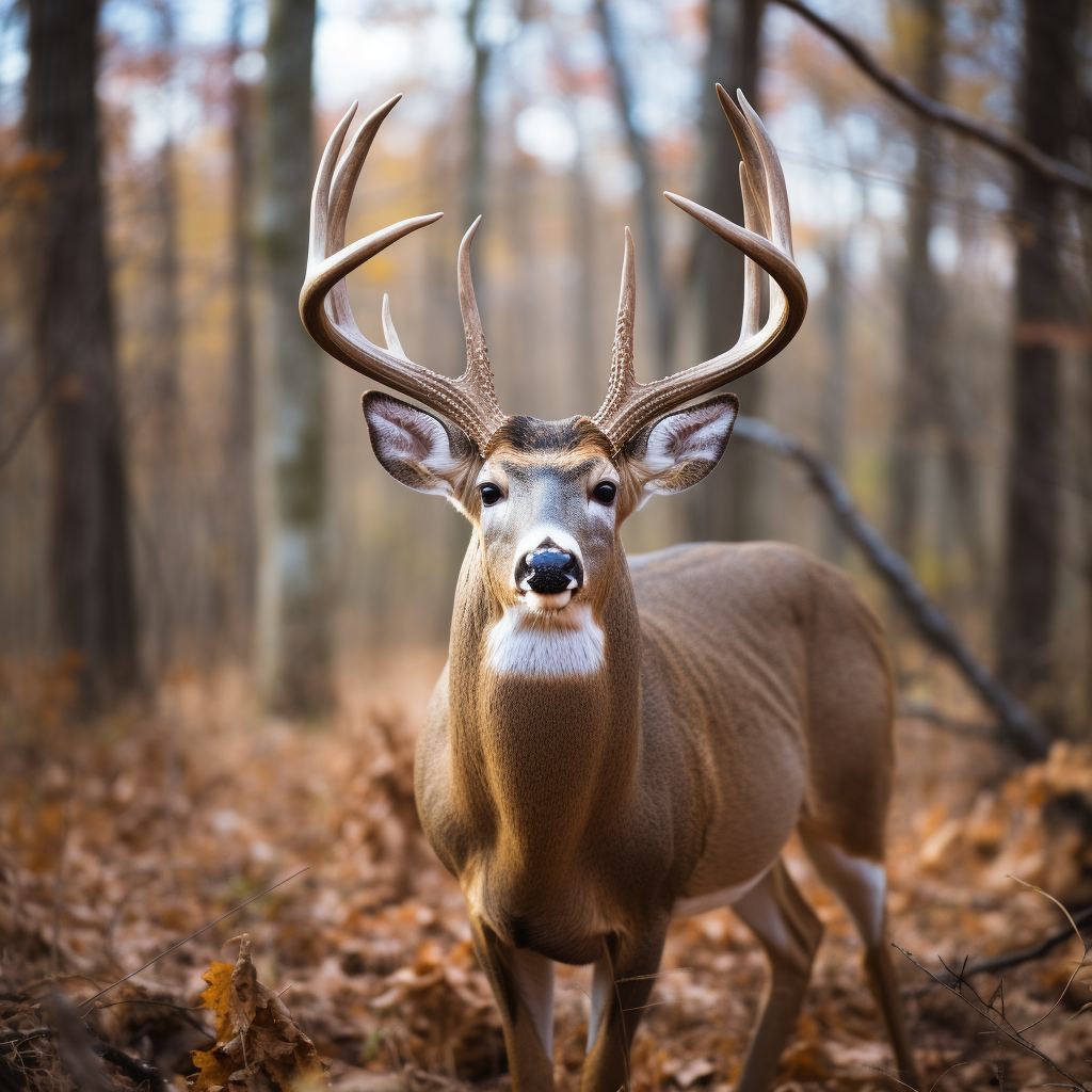 Majestic 8 Point Buck Close Up