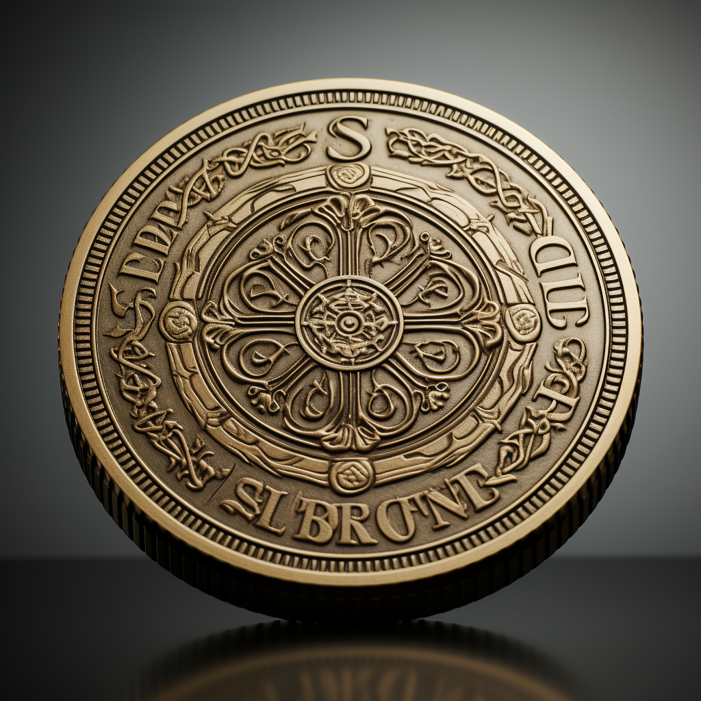 3D model of a large coin