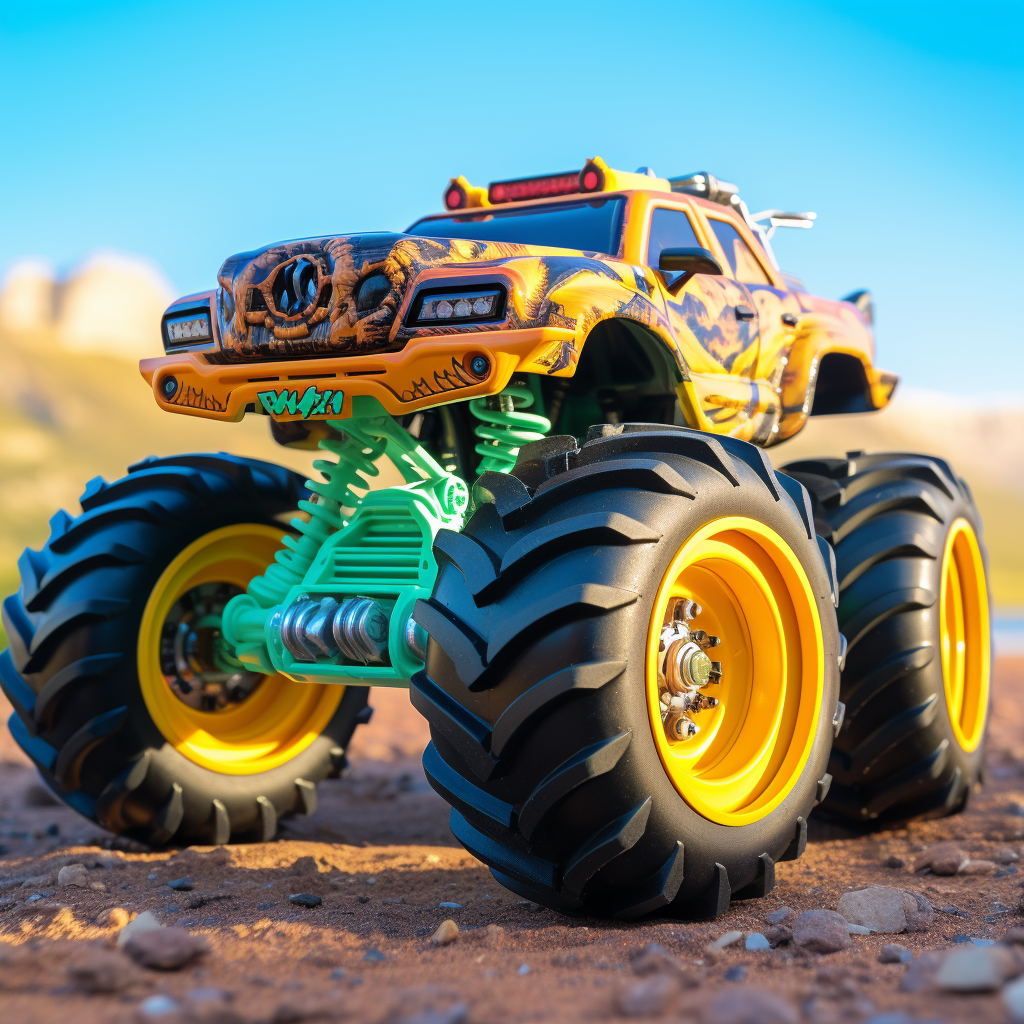 Plastic RC monster truck toy