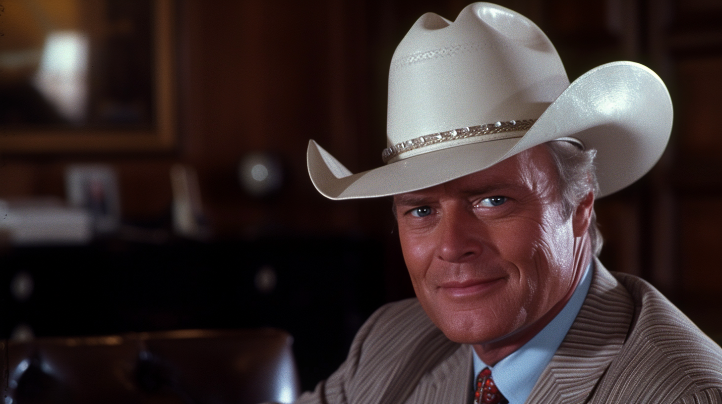 Larry Hagman 80's Dallas Still