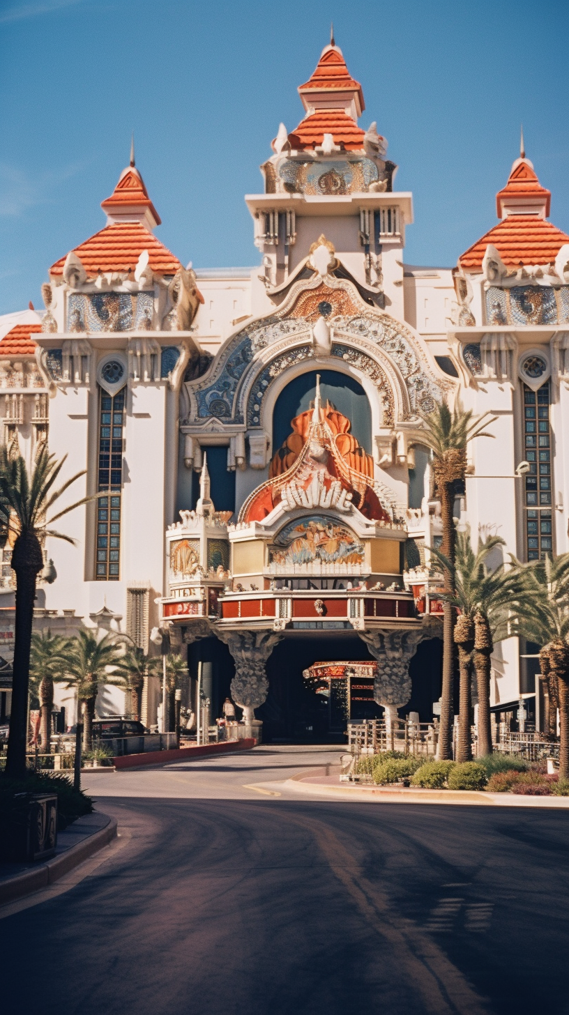 Vintage Las Vegas casino photo