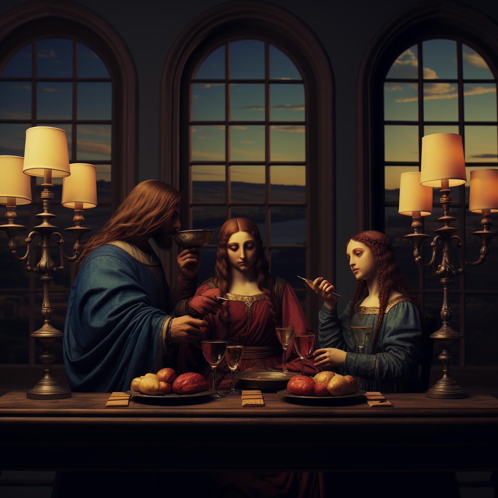 Color palette of Leonardo da Vinci's Last Dinner