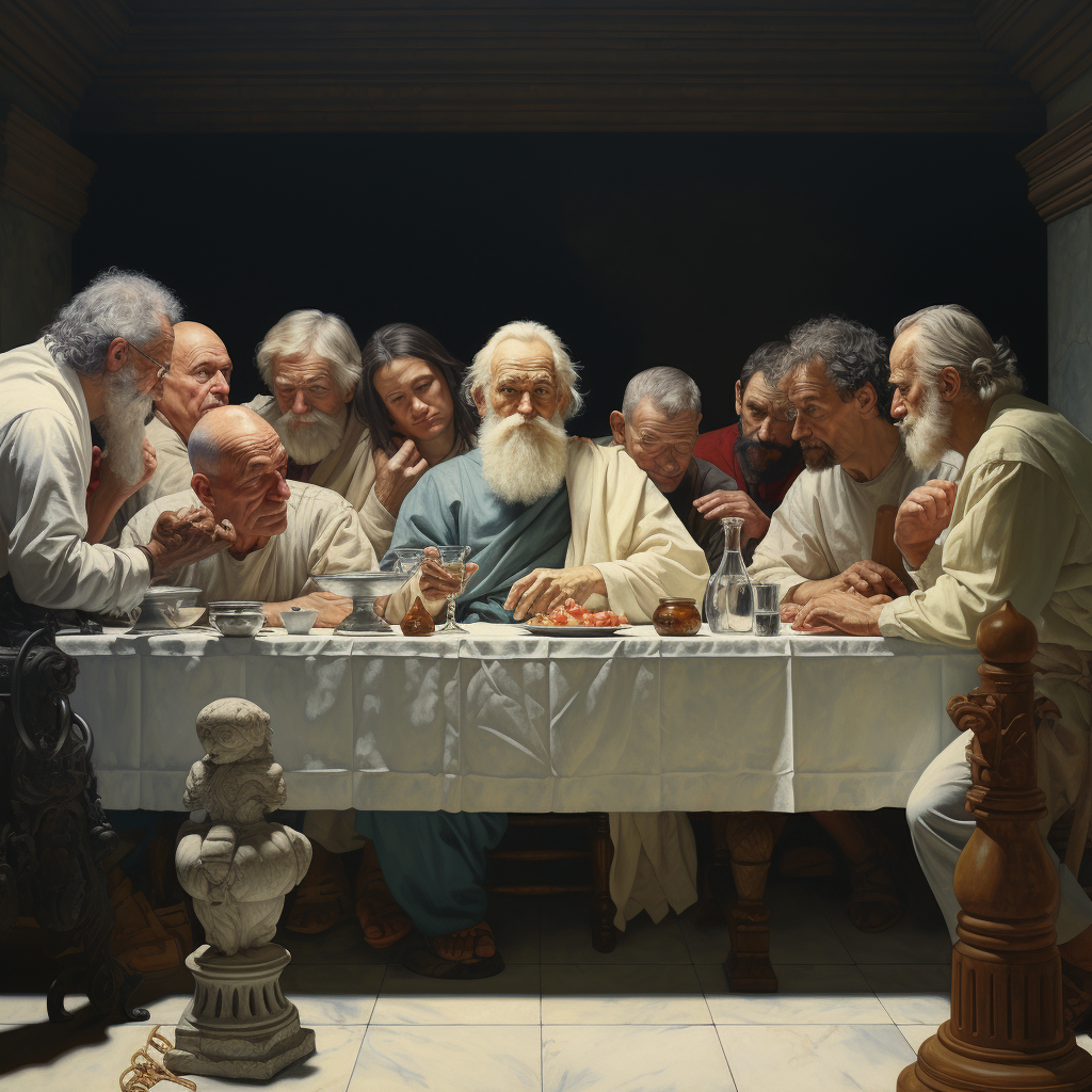 Norman Rockwell's Last Supper painting