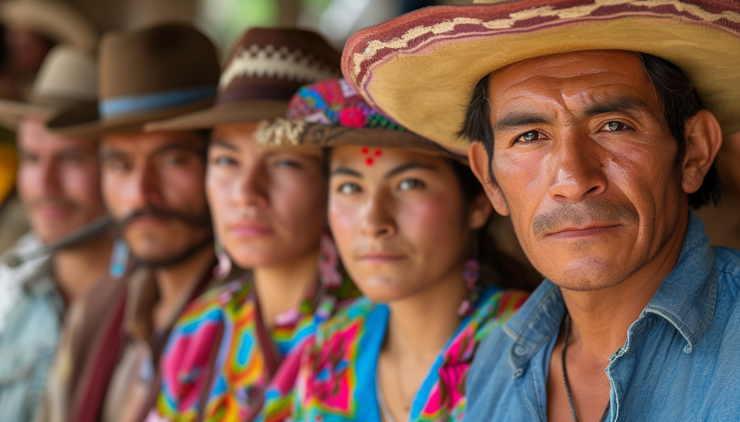 Latin American leaders in everyday clothing