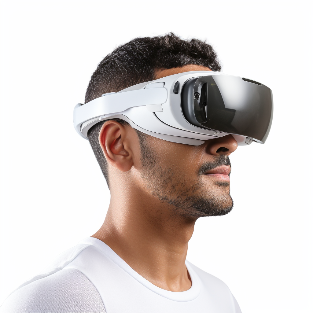 Latin Man Virtual Reality Headset