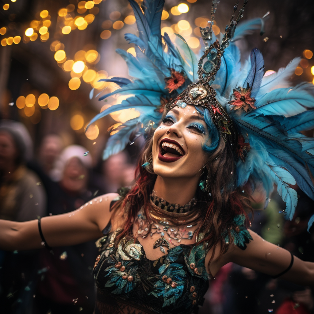 Laughing Fairy Mardi Gras