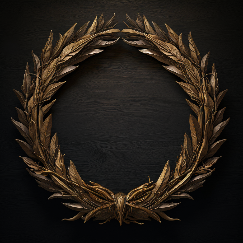 Laurel Wreath Roots Symbol Image