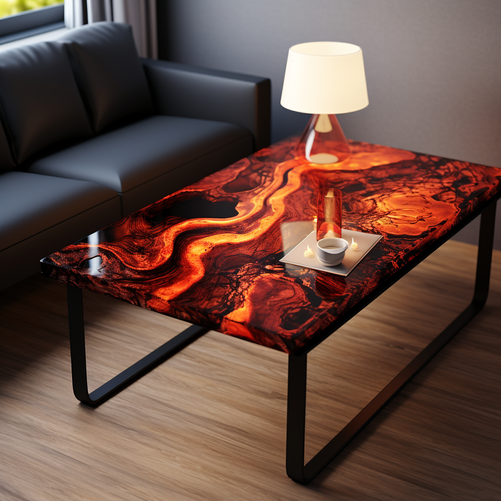 Lava Flow Center Table