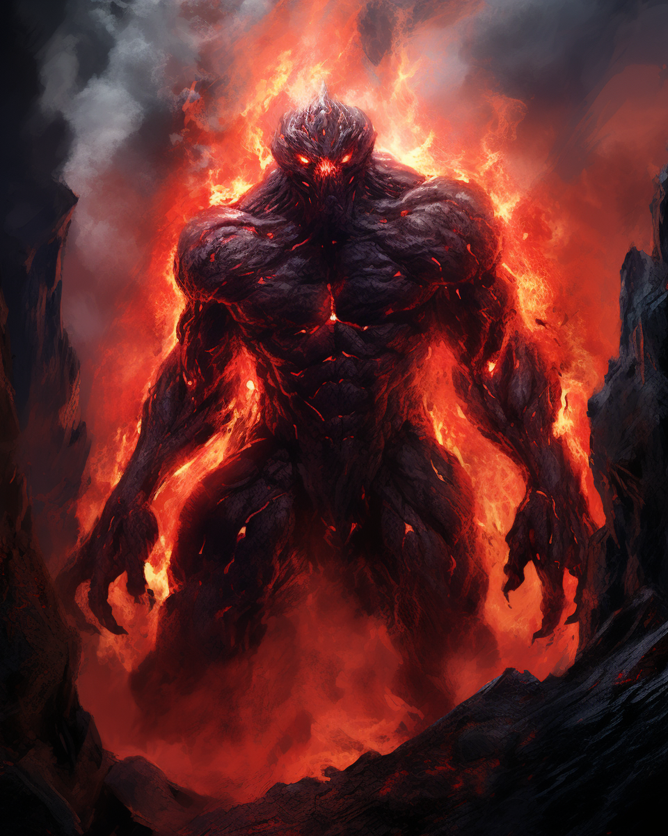 Epic Lava God Monster