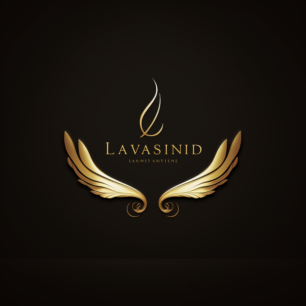 Simple and Luxurious Lavish Landings Logo