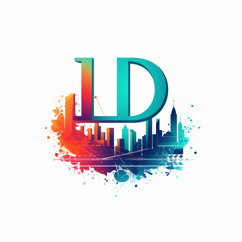 Unique LD logo design for brand recognition