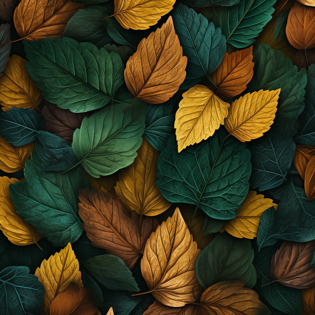 Vibrant green leaf background