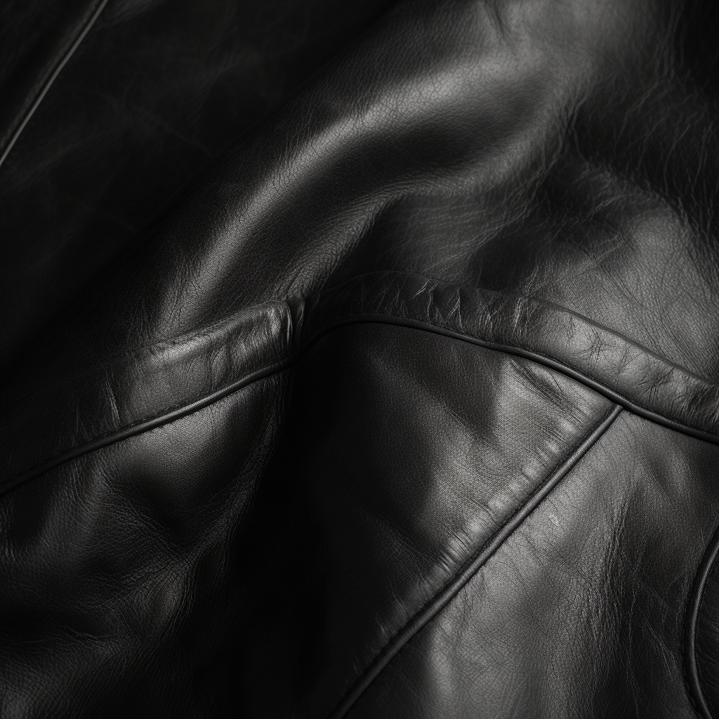 Closeup of Luxurious Leather Texture