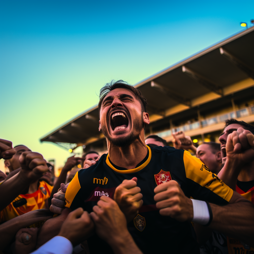 Lecce Italy Serie A champions celebration