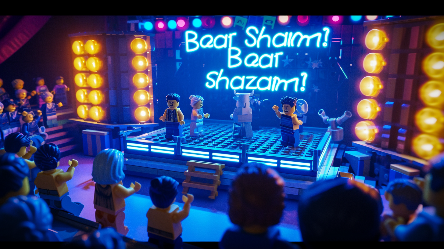 Lego Game Show Stage with Beat Shazam