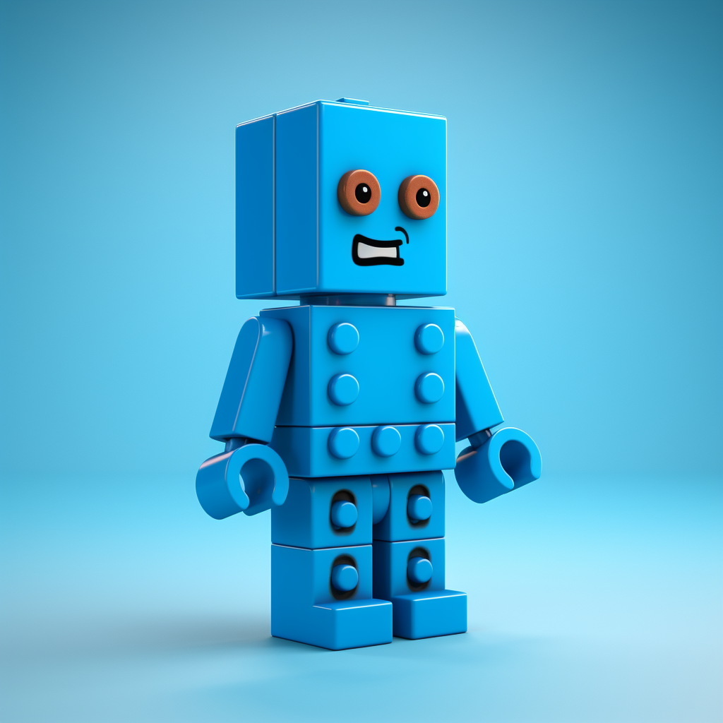 3D Lego character render