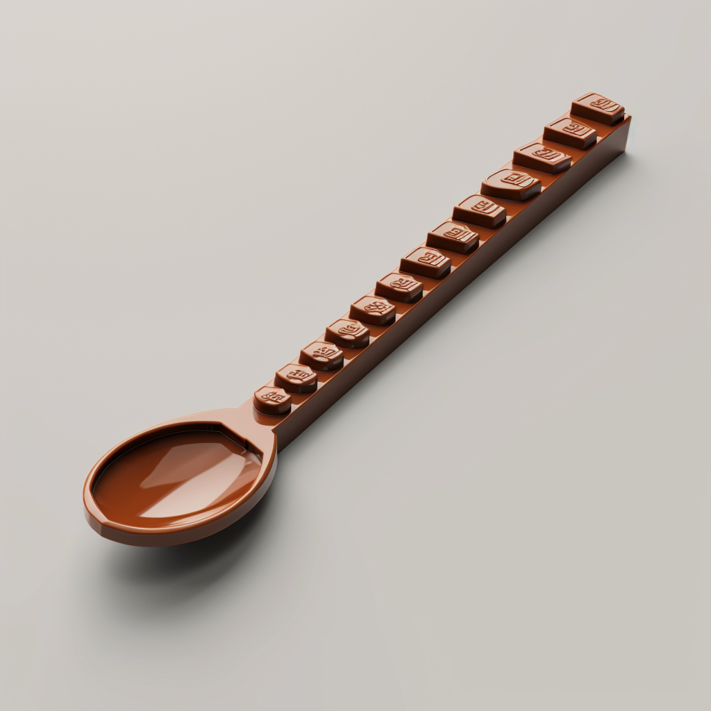 Lego dessert spoon concept design