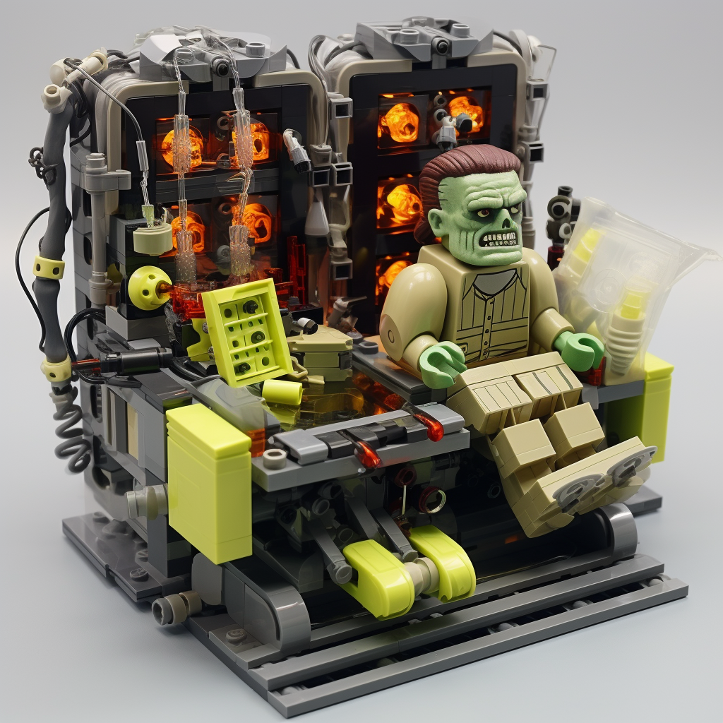 Lego Frankenstein fun toy image